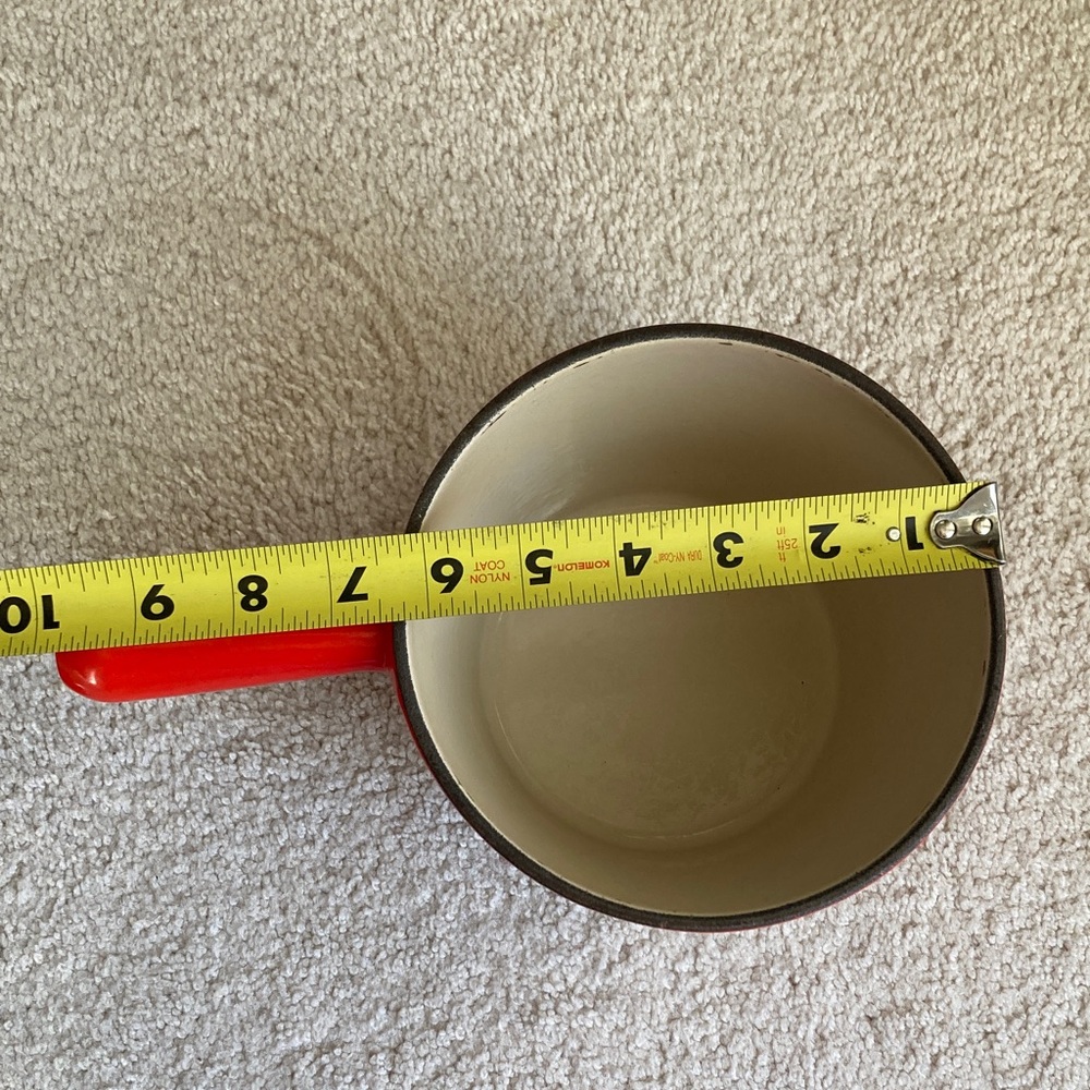Le Creuset red vintage saucepan - Picture 9 of 17